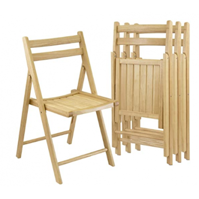 solid wood folding chair